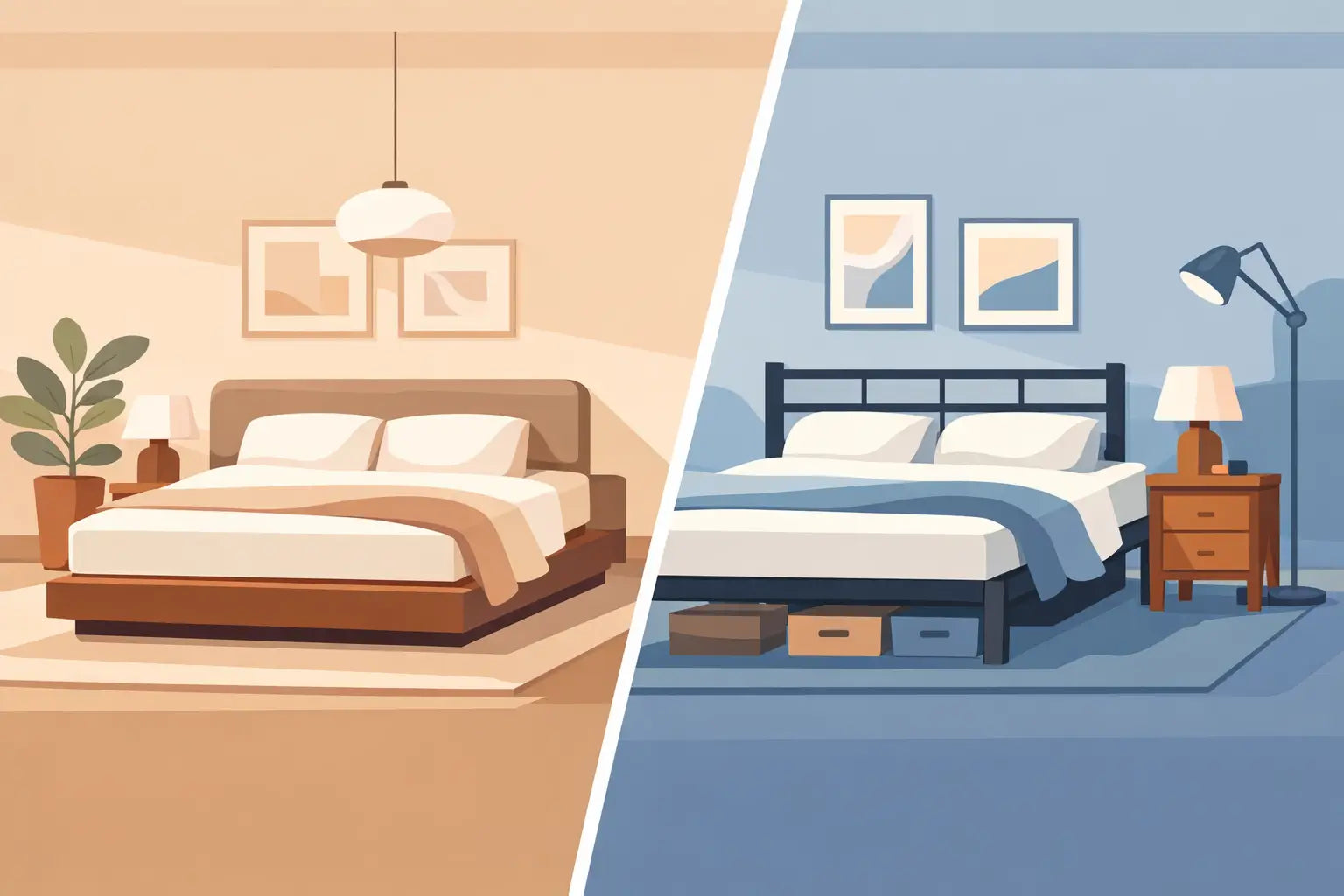 Five Star Furniture - Platform Bed vs Bed Frame: Which Fits Your Room?