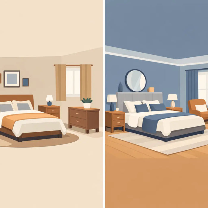 Five Star Furniture - Bedroom Set Size Guide for Small and Large Rooms