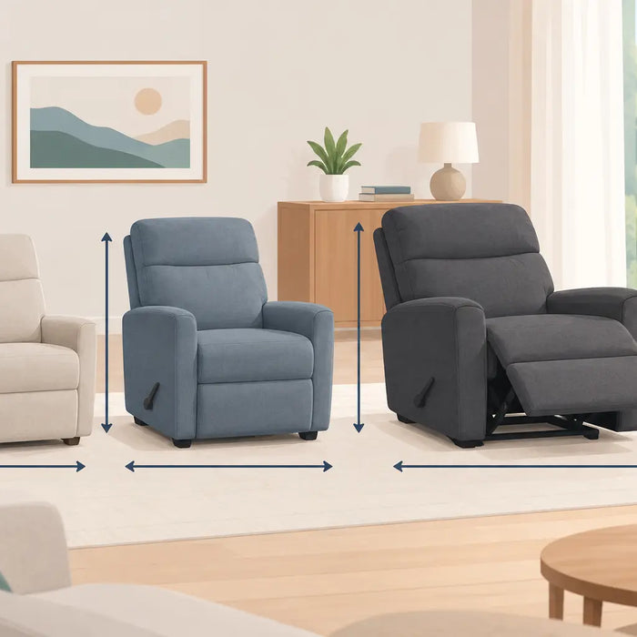 Five Star Furniture - Recliner Size Guide for a Better Living Room