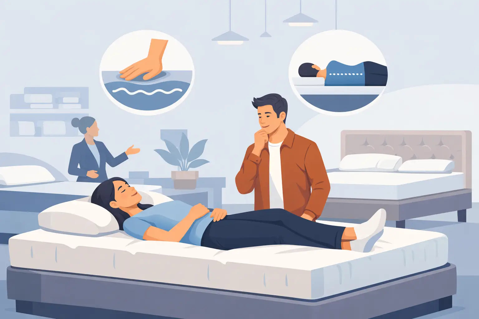 Five Star Furniture - How to Test Mattress Comfort in Store
