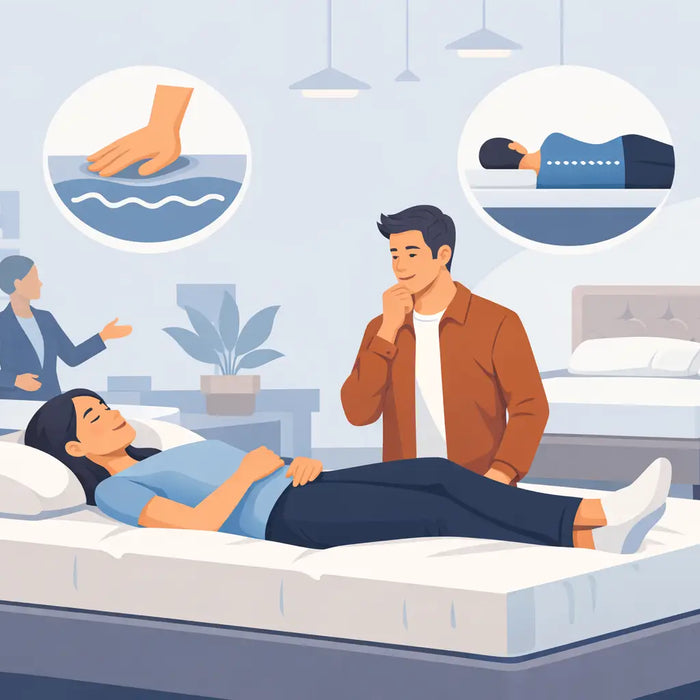 Five Star Furniture - How to Test Mattress Comfort in Store