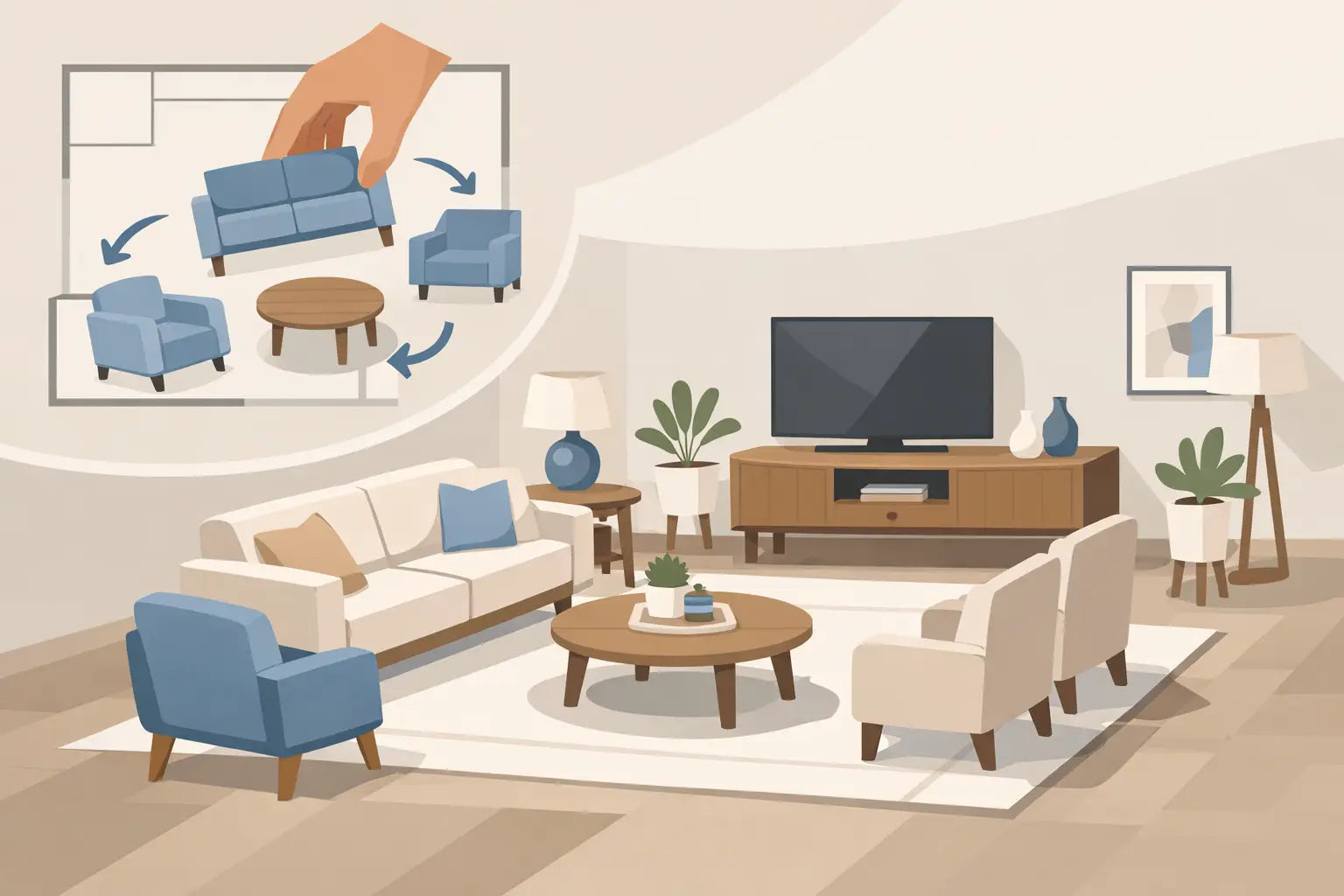 Five Star Furniture - How to Arrange Living Room Furniture Right