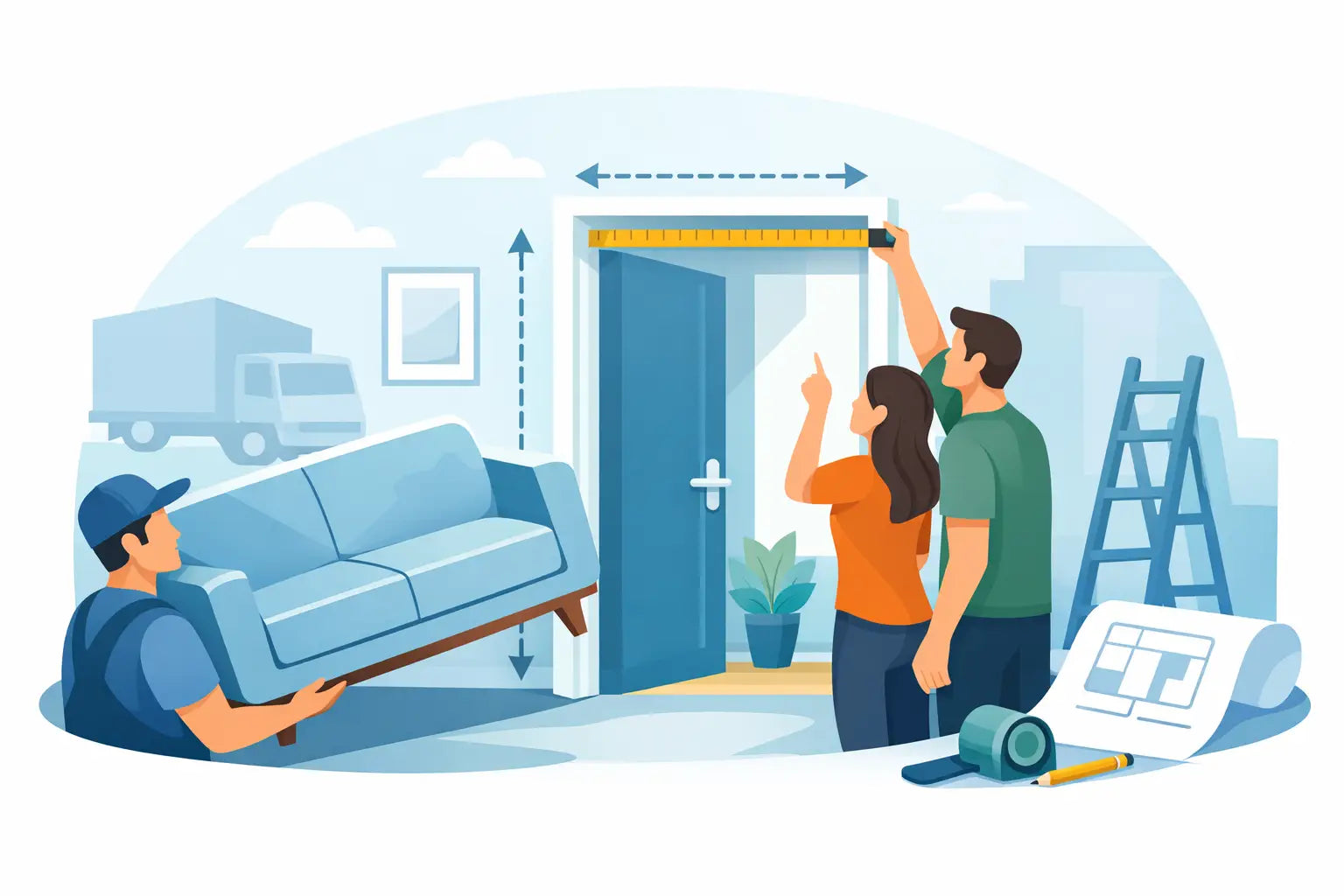 Five Star Furniture - How to Measure Sofa Doorways Before Delivery