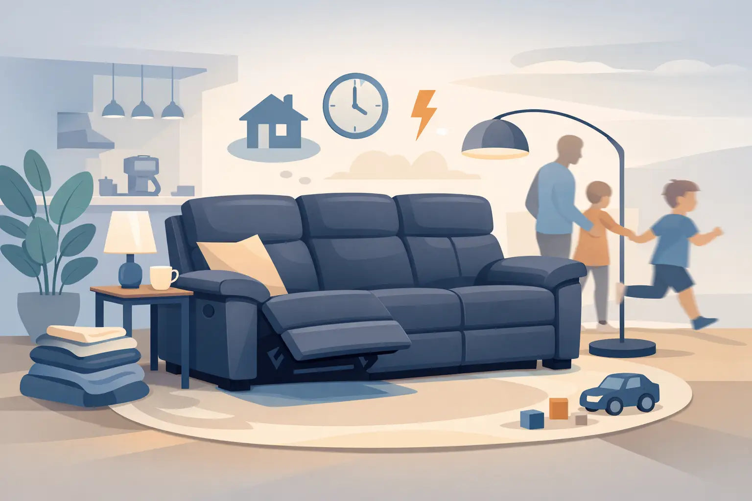 Five Star Furniture - Power Reclining Sofa Review for Busy Homes