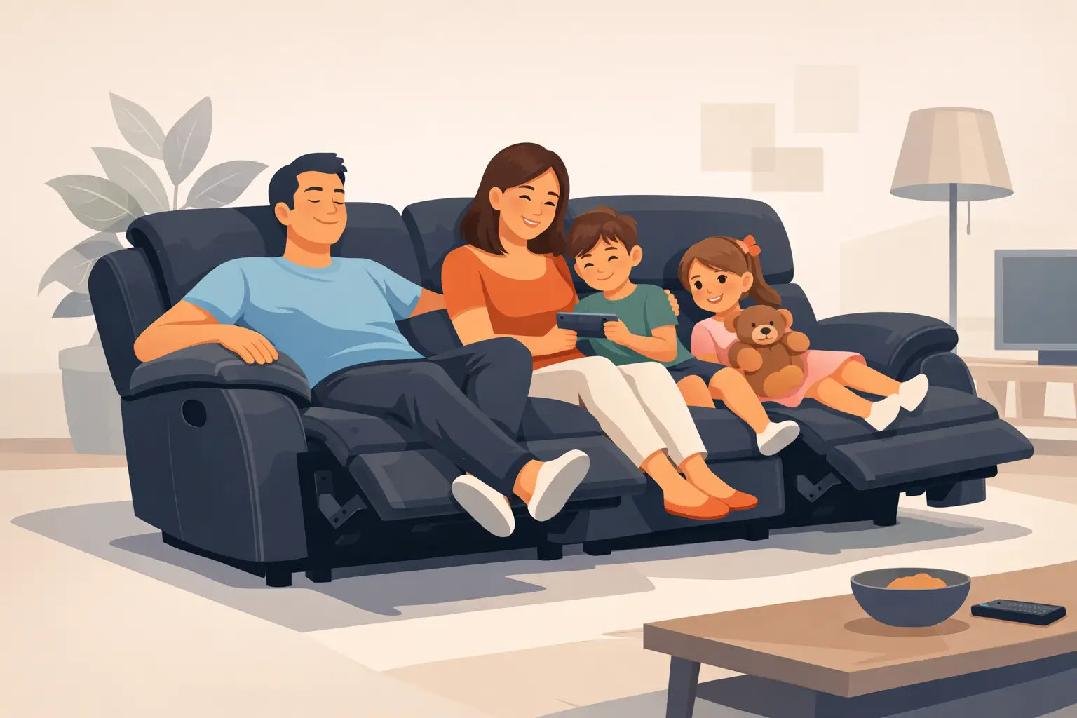 Five Star Furniture - Best Reclining Sofas for Families to Buy