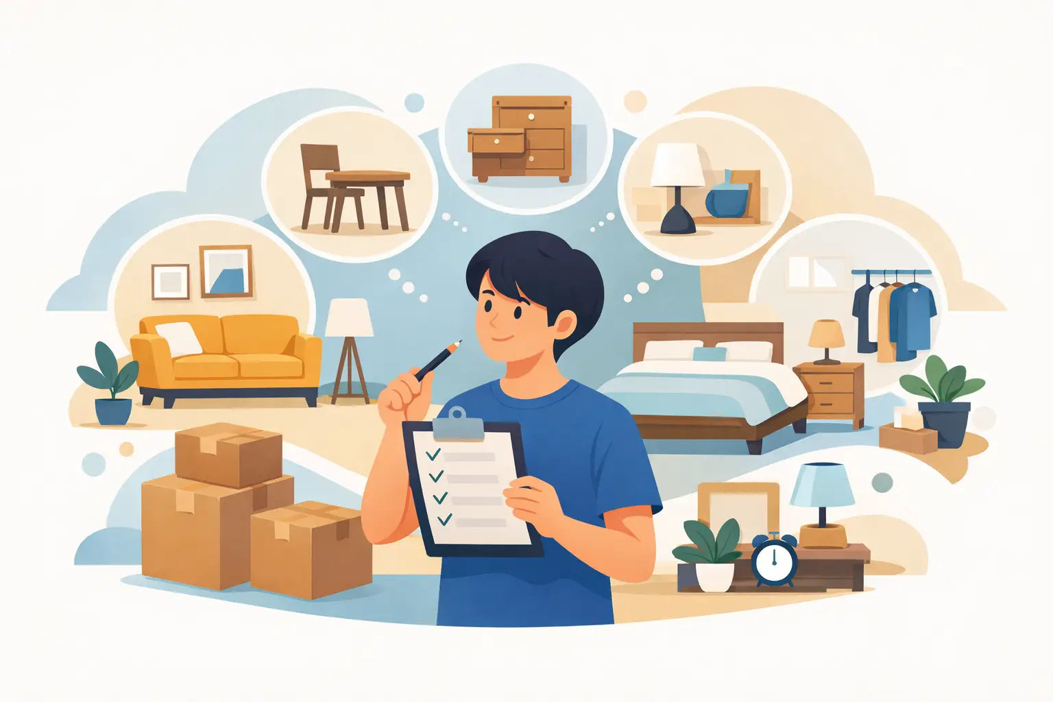 Five Star Furniture - First Apartment Furniture Checklist Example