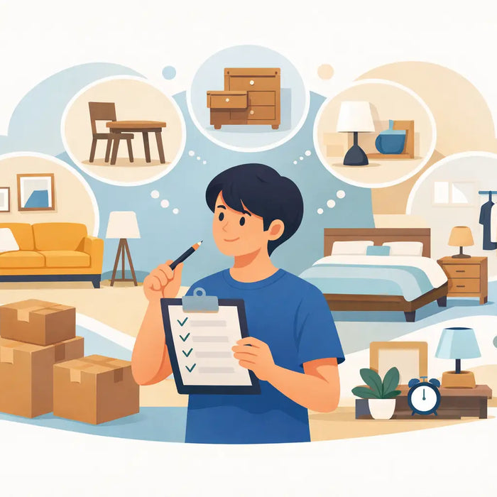 Five Star Furniture - First Apartment Furniture Checklist Example