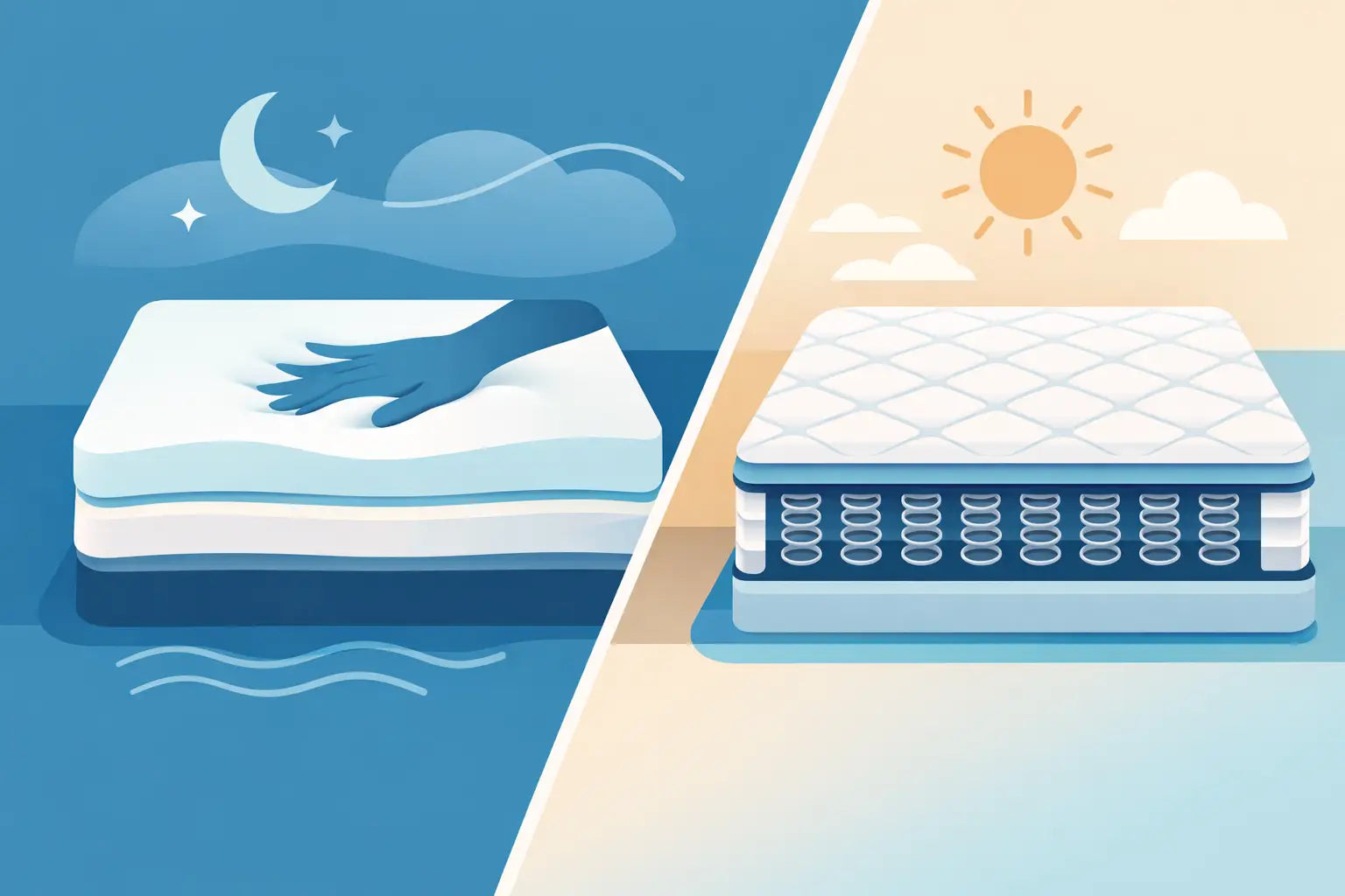 Five Star Furniture - Memory Foam vs Innerspring Mattress