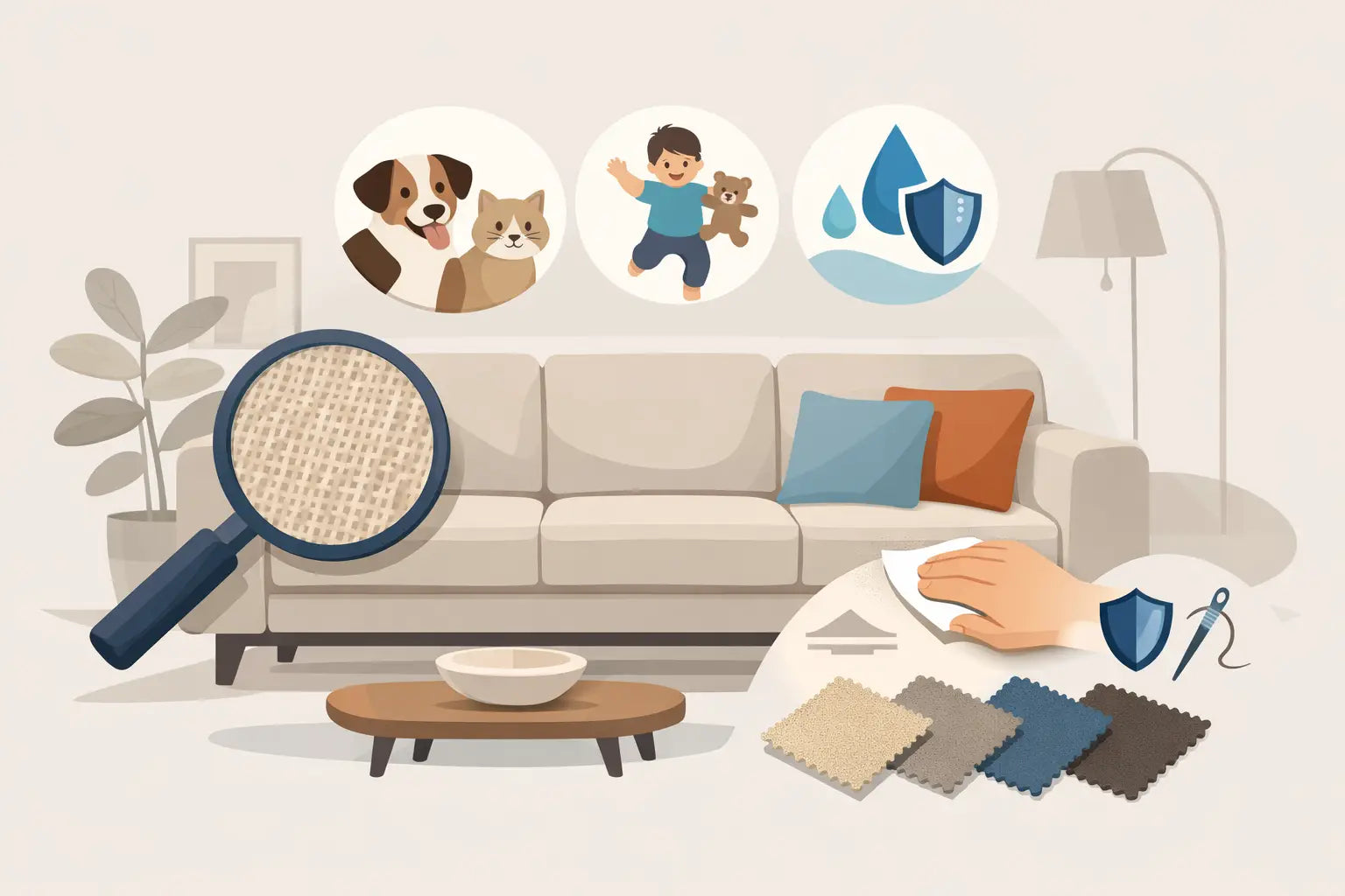 Five Star Furniture - Sofa Fabric Durability Guide for Busy Homes