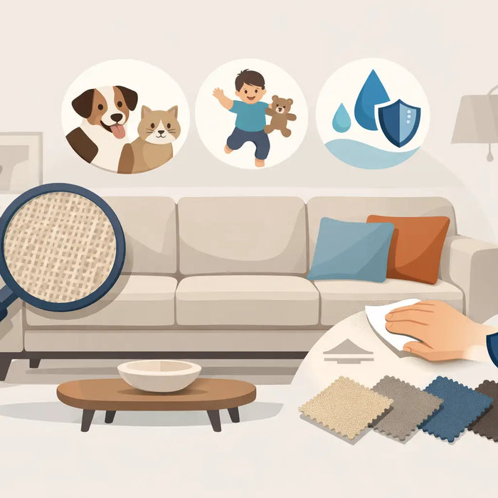 Five Star Furniture - Sofa Fabric Durability Guide for Busy Homes