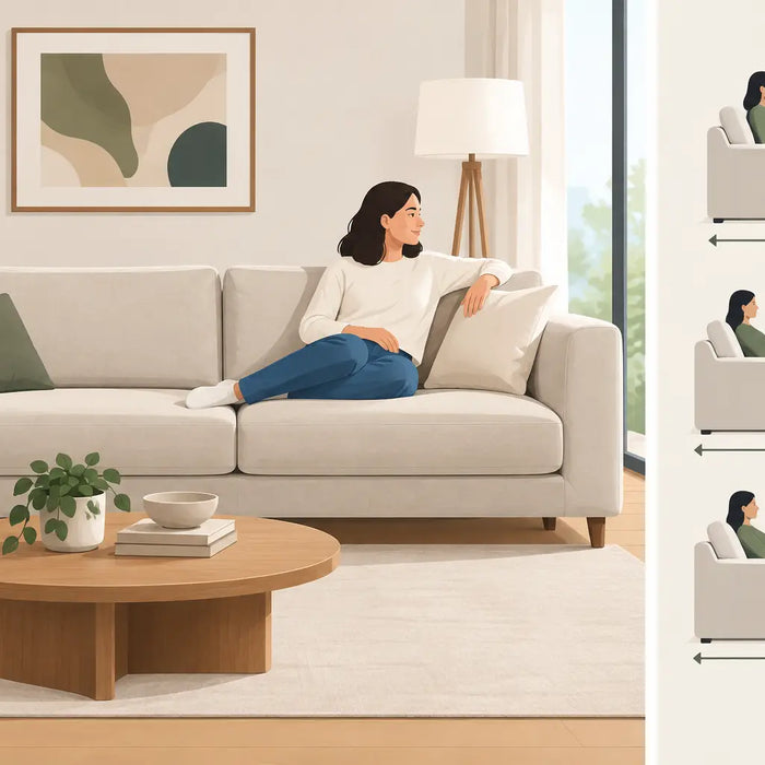 Five Star Furniture - Sofa Depth Guide for a Comfortable Living Room