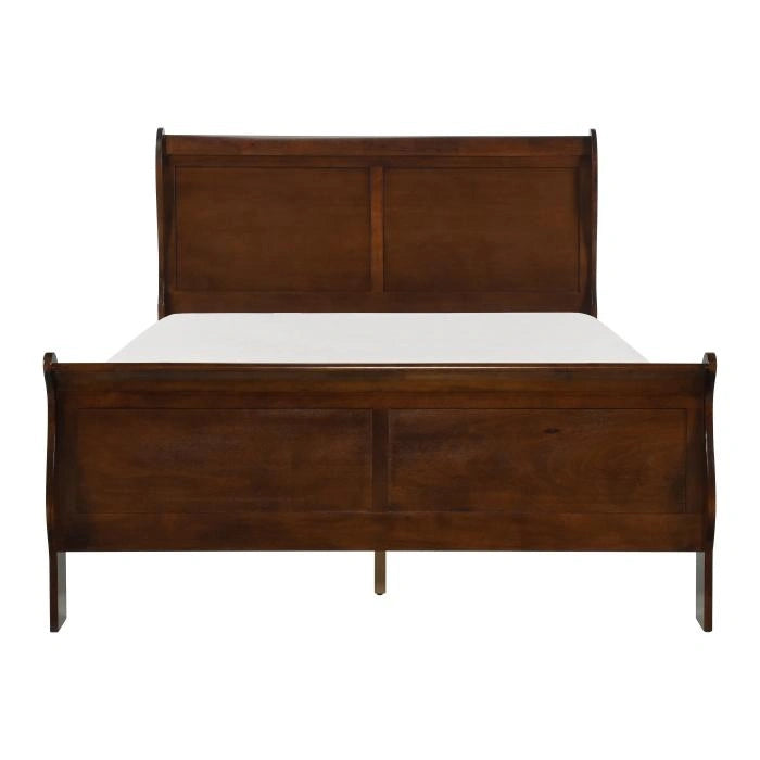 Five Star Furniture - Mayville Queen Sleigh Bed in Brown Cherry 2147-1