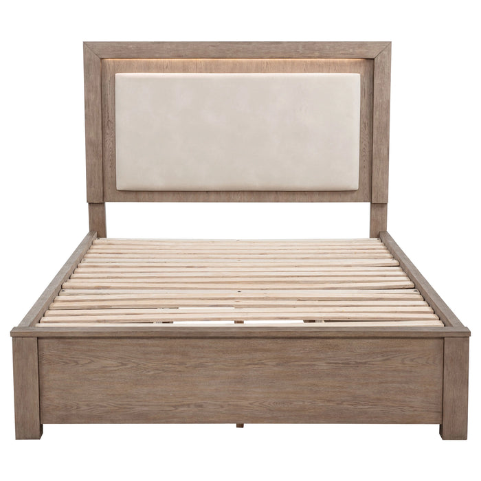 Five Star Furniture - Kenora Panel Platform Storage Bed with LED Lighting