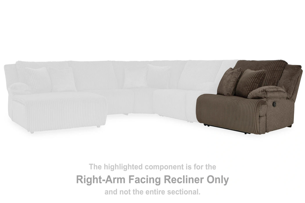 Five Star Furniture - Top Tier Reclining Sectional Sofa with Chaise