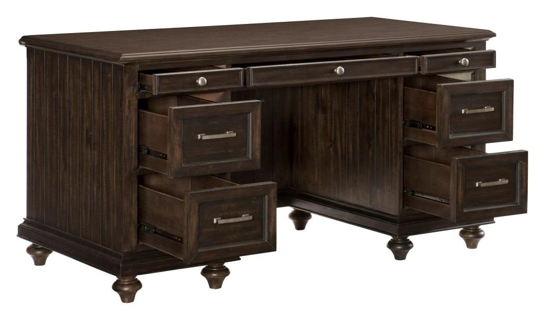 Five Star Furniture - Cardano Executive Desk in Charcoal 1689-17
