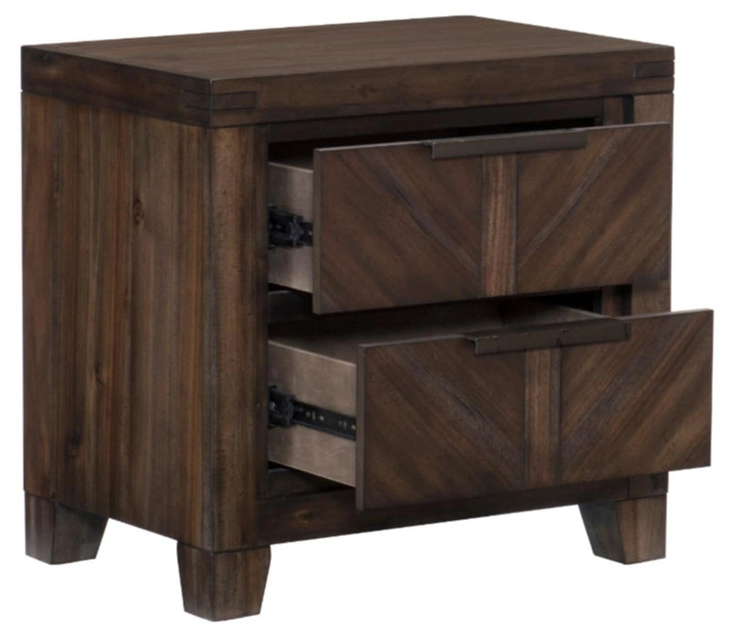 Five Star Furniture - Parnell Nightstand in Rustic Cherry 1648-4