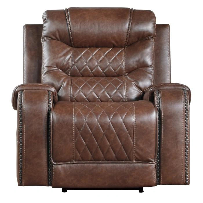 Five Star Furniture - Putnam Power Reclining Chair in Brown 9405BR-1PW