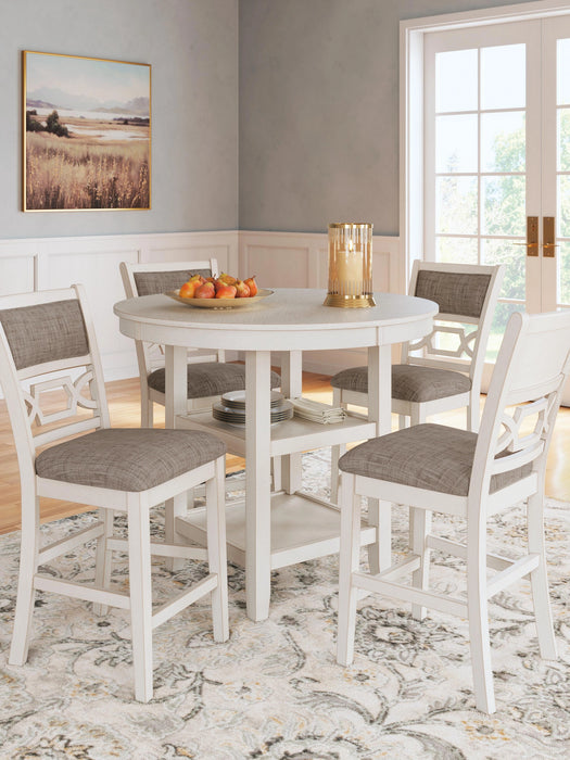 Five Star Furniture - Erinberg Counter Height Dining Table and 4 Barstools (Set of 5)