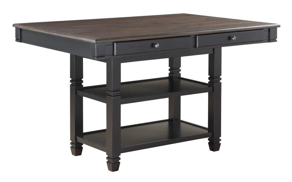 Five Star Furniture - Baywater Counter Height Table in Natural and Black 5705BK-36