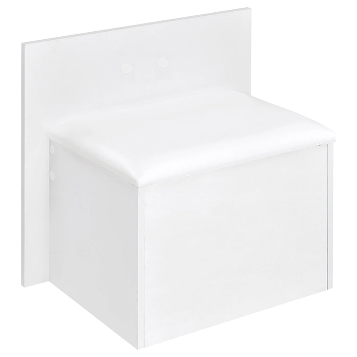 Five Star Furniture - Flora Makeup Vanity Table with LED Mirror and Stool