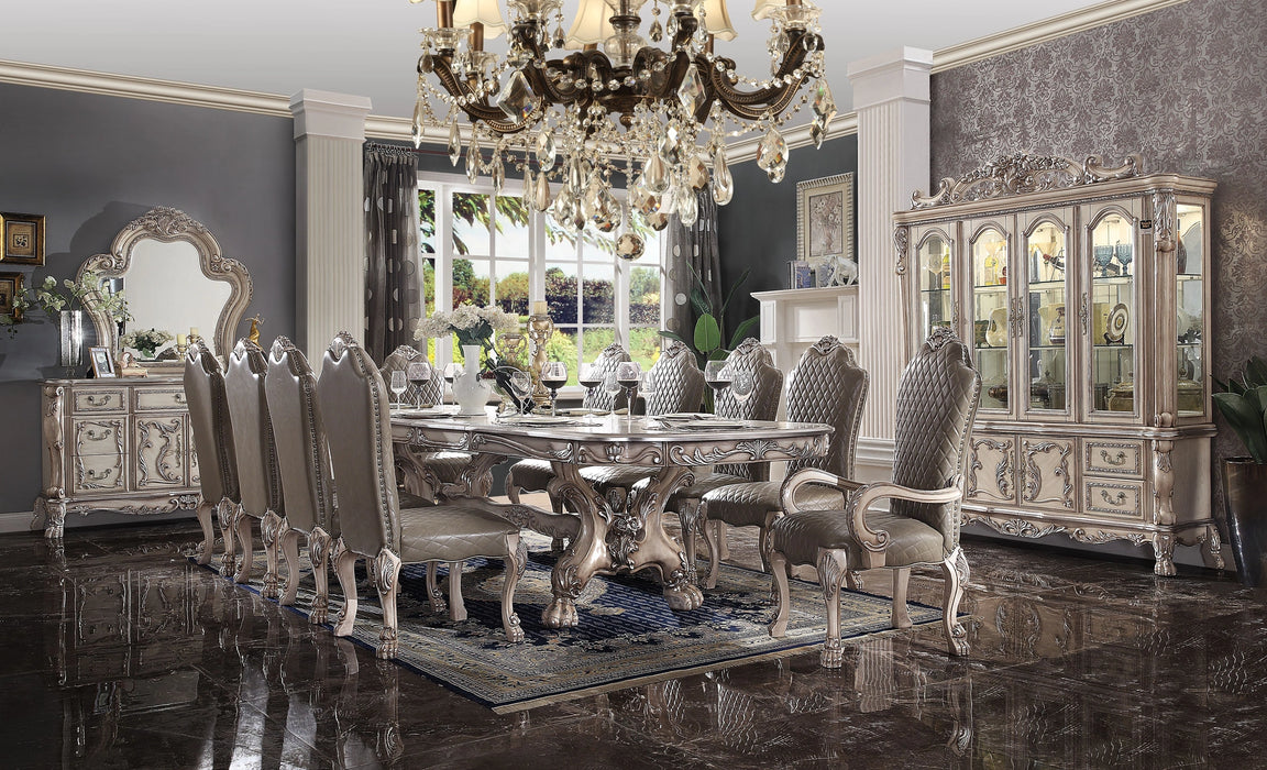 Five Star Furniture - Dresden Vintage Bone White Dining Table (136"L)