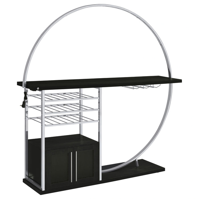 Five Star Furniture - Risley Wine Cabinet with LED Lighting