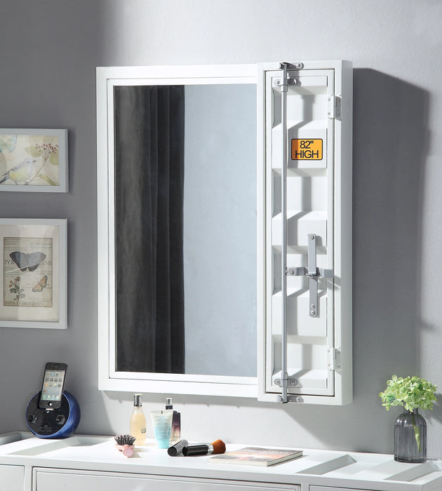 Five Star Furniture - Cargo White Vanity Mirror