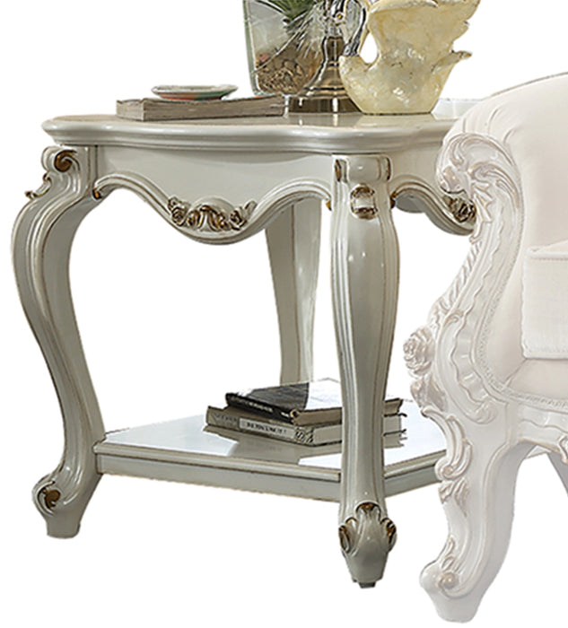 Five Star Furniture - Picardy Antique Pearl End Table