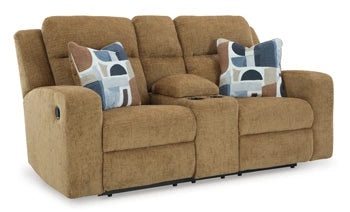 Five Star Furniture - Kanlow Reclining Loveseat with Console