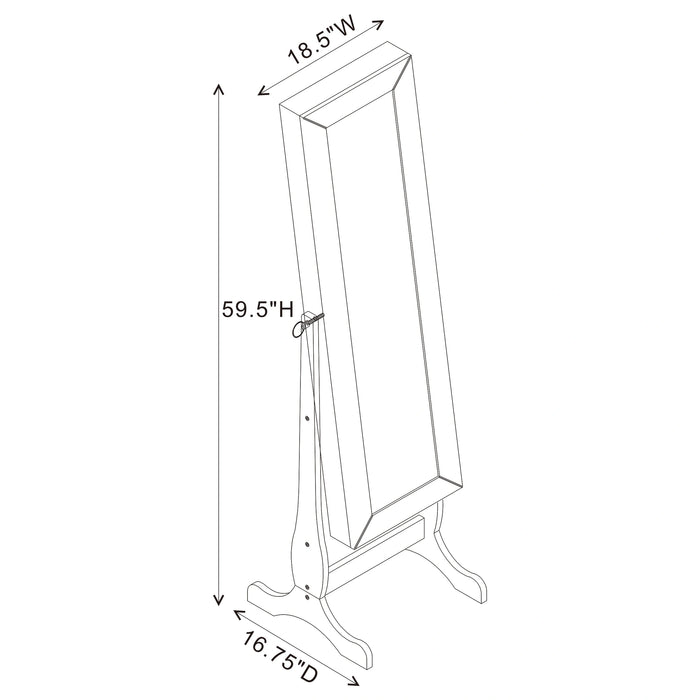 Five Star Furniture - Batista Jewelry Cheval Mirror