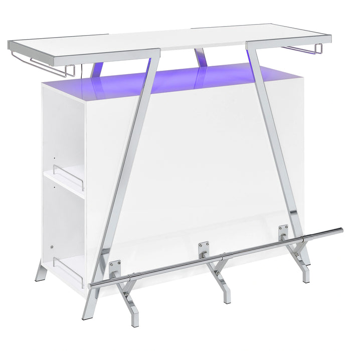 Five Star Furniture - Araceli Home Bar with LED Lighting