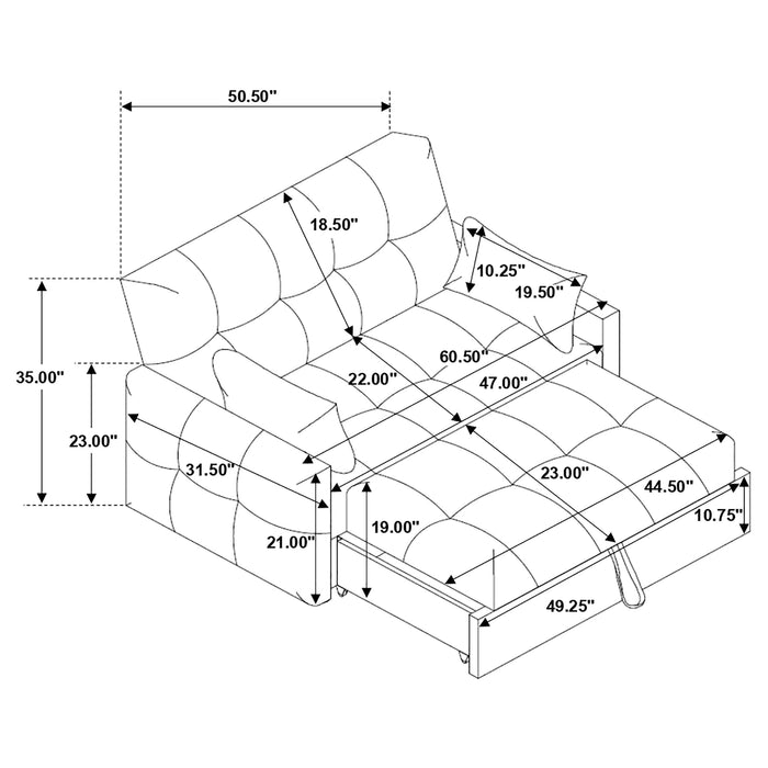 Five Star Furniture - Cotswold Convertible Sleeper Sofa Bed