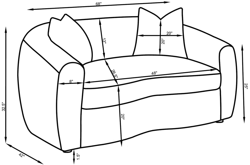 Five Star Furniture - Isabella Sofa Set