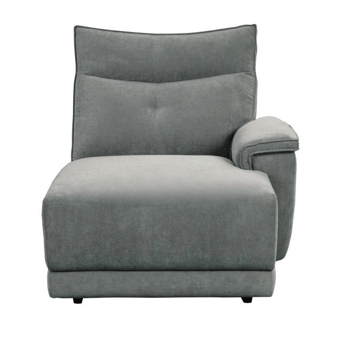Five Star Furniture - Tesoro Right Side Chaise in Dark Gray 9509DG-5R