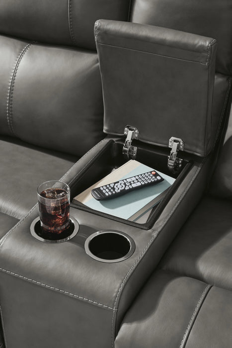 Five Star Furniture - Bleckley Power Reclining Loveseat with Console