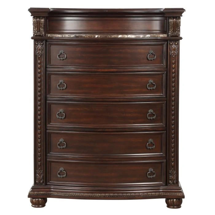 Five Star Furniture - Cavalier Chest in Dark Cherry 1757-9