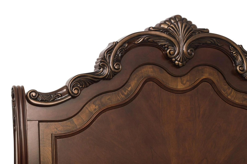 Five Star Furniture - Deryn Park Queen Sleigh Bed in Cherry 2243SL-1