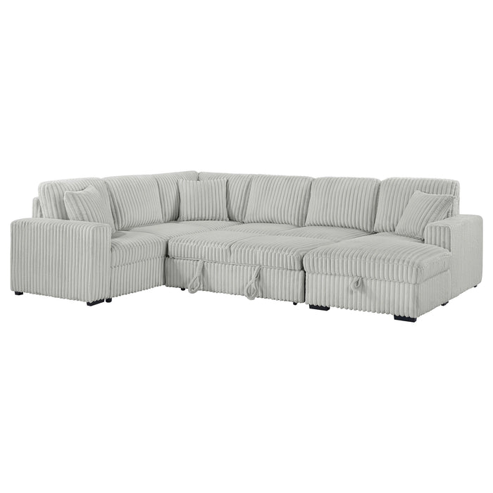 Five Star Furniture - Devonshire Pull-Out Sleeper Sectional Sofa