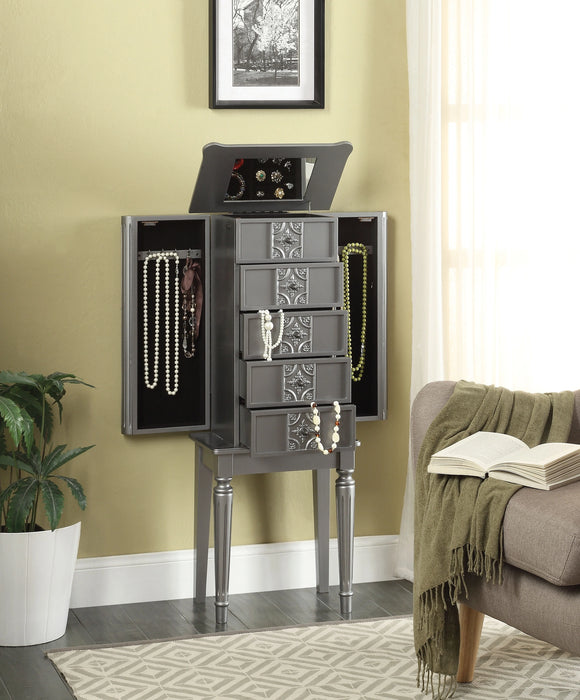 Five Star Furniture - Tammy Silver Jewelry Armoire