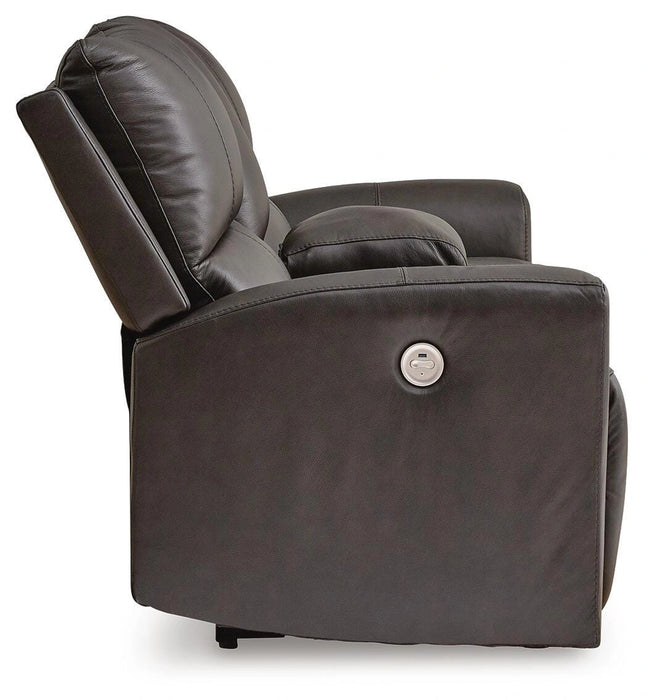Five Star Furniture - Boxmere Power Reclining Loveseat with Console