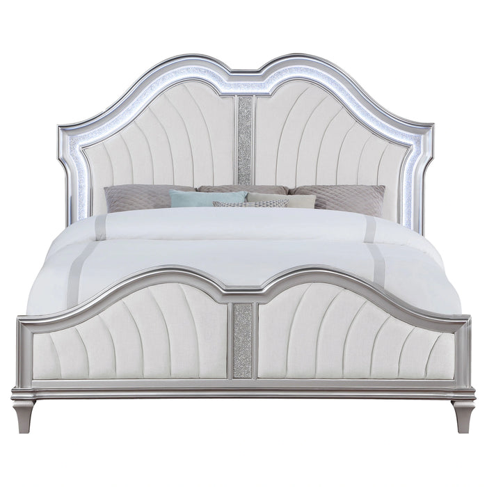 Five Star Furniture - Evangeline Panel Bed with LED Lighting