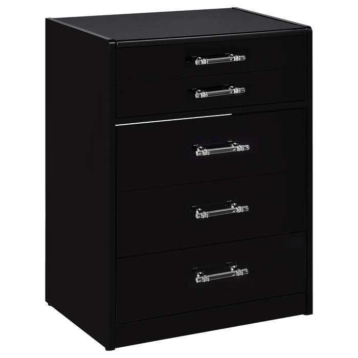 Five Star Furniture - Danbury Makeup Vanity Table with LED Mirror and Stool