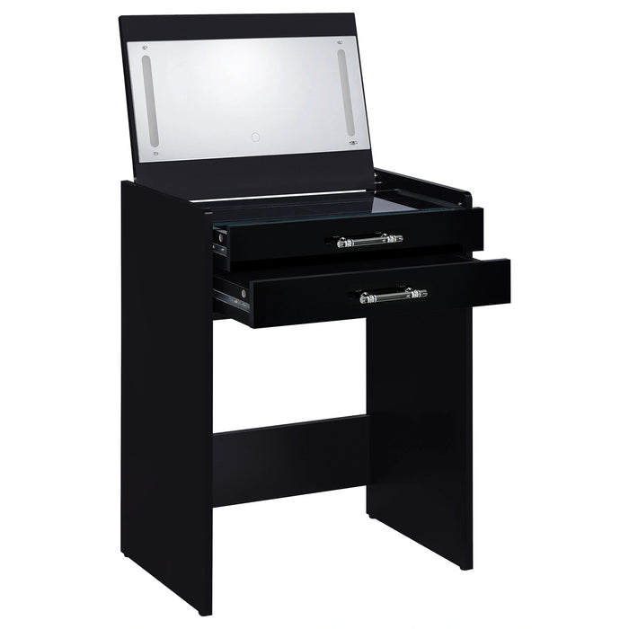 Five Star Furniture - Danbury Makeup Vanity Table with LED Mirror and Stool