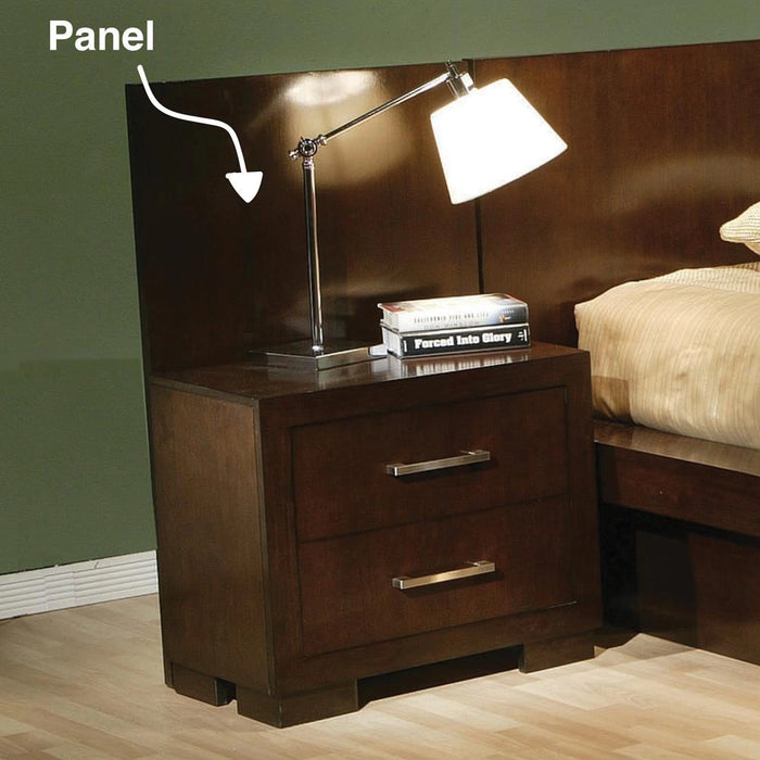 Five Star Furniture - Jessica Nightstand Panels Cappuccino (Set of 2)