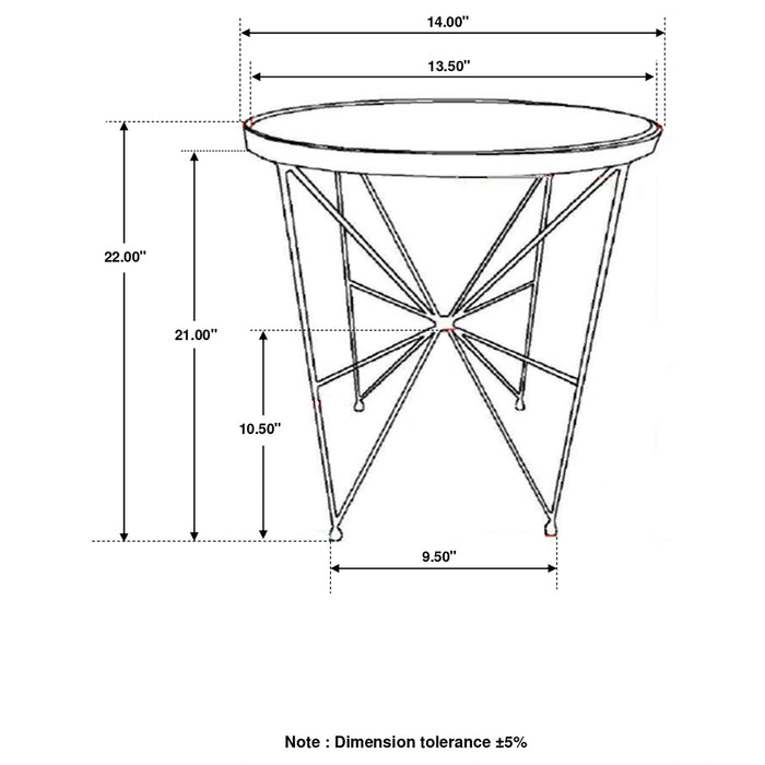 Five Star Furniture - Eliska Side Table