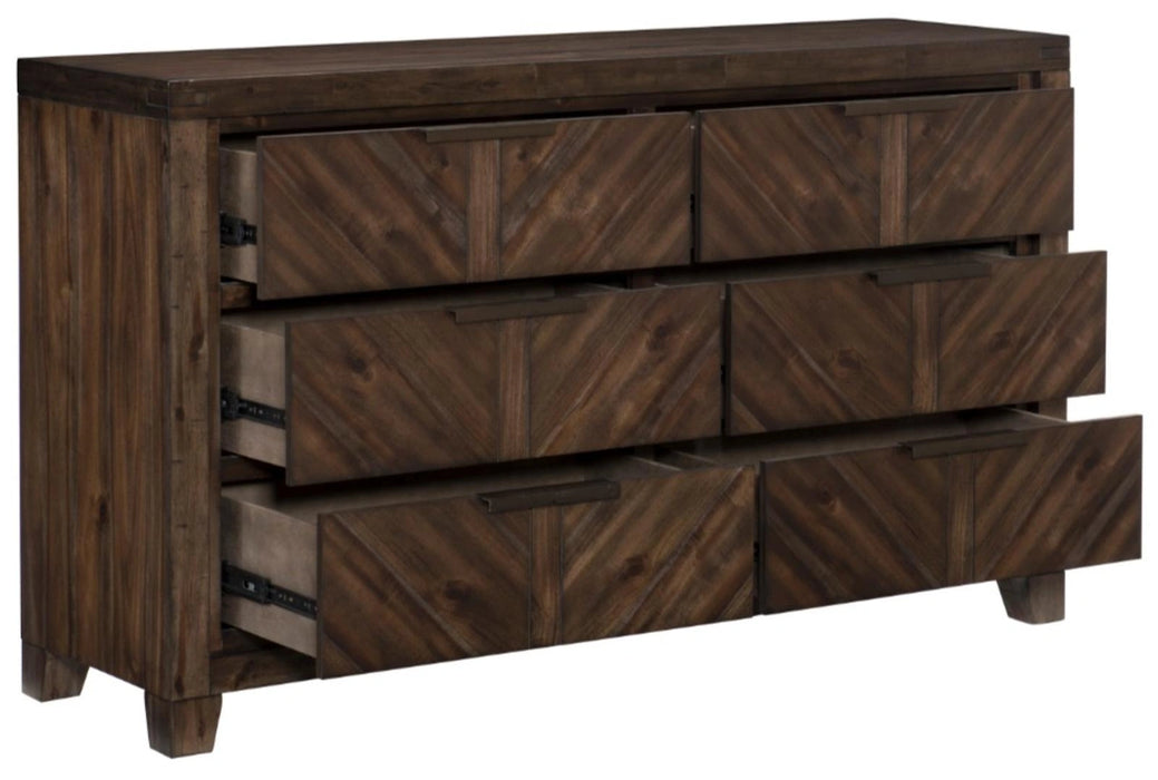 Five Star Furniture - Parnell Dresser in Rustic Cherry 1648-5