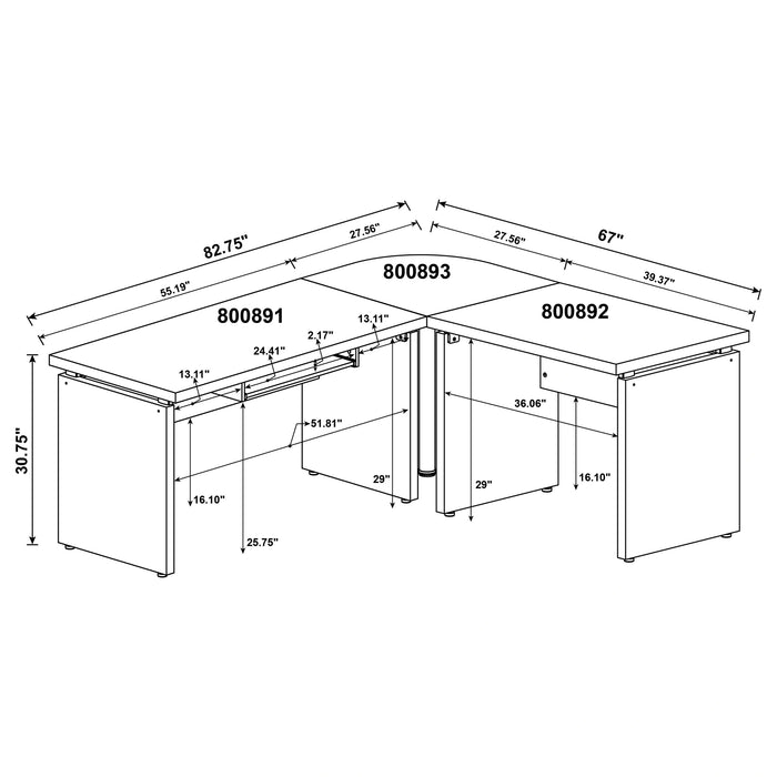 Five Star Furniture - Skylar Computer Desk