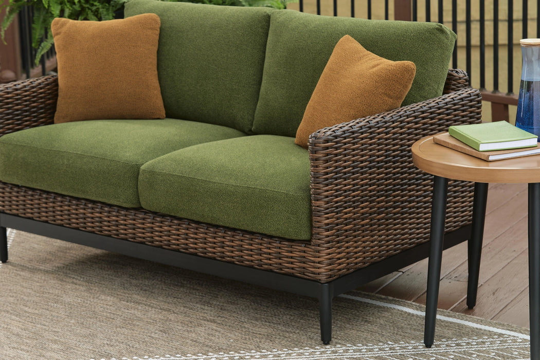 Five Star Furniture - Horizon Hall Outdoor Loveseat with Cushion