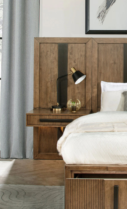Five Star Furniture - Terrace Wall Panel Platform Storage Bed with Attached Nightstands