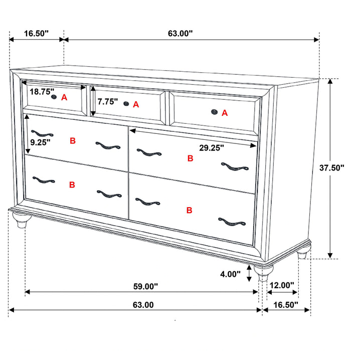 Five Star Furniture - Barzini Bedroom Set